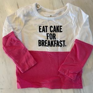 Kate Spade little girls shirt, 12mo